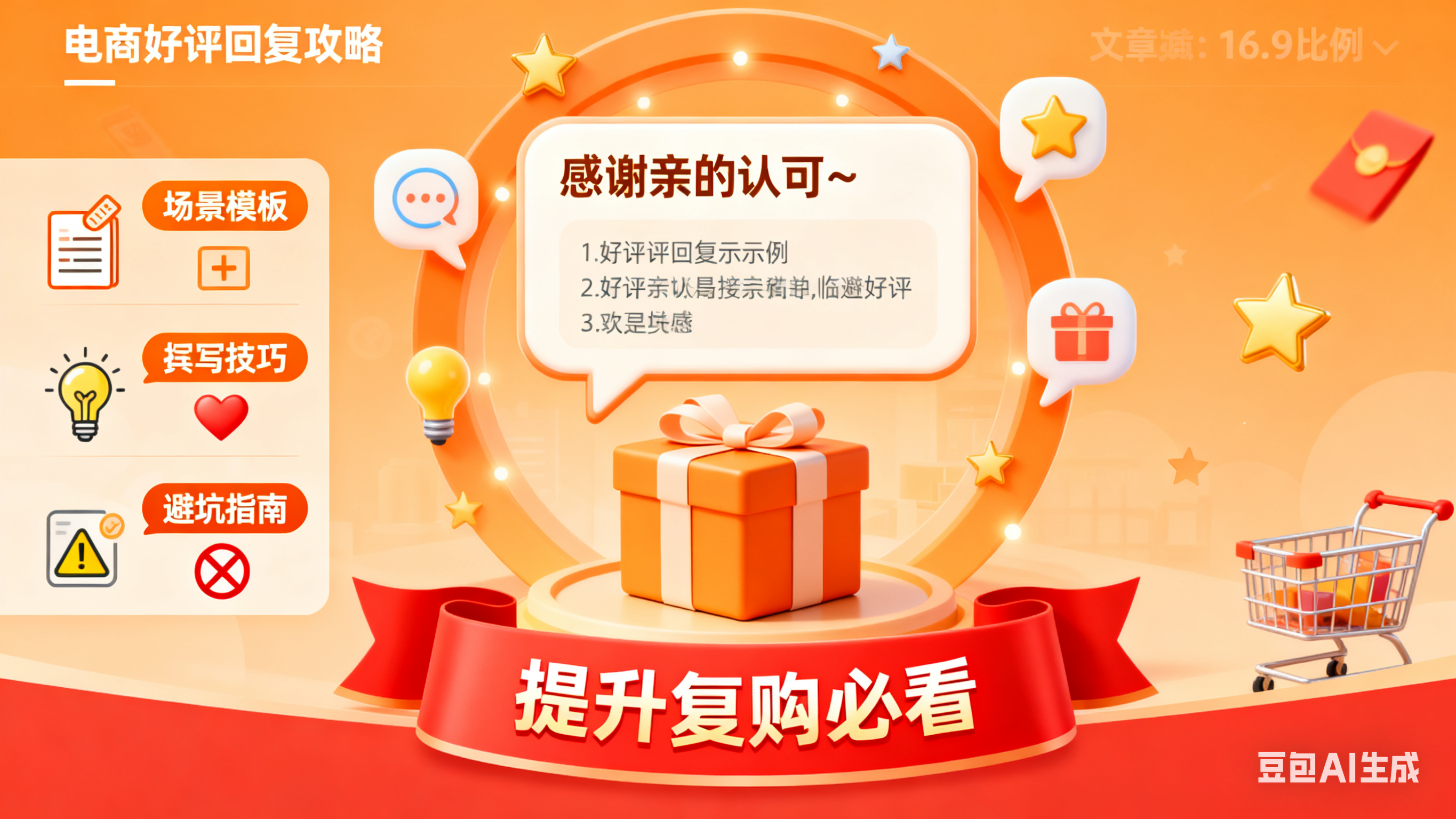 电商回复好评的句子怎么写?场景模板 + 技巧 + 避坑指南,提升复购必看