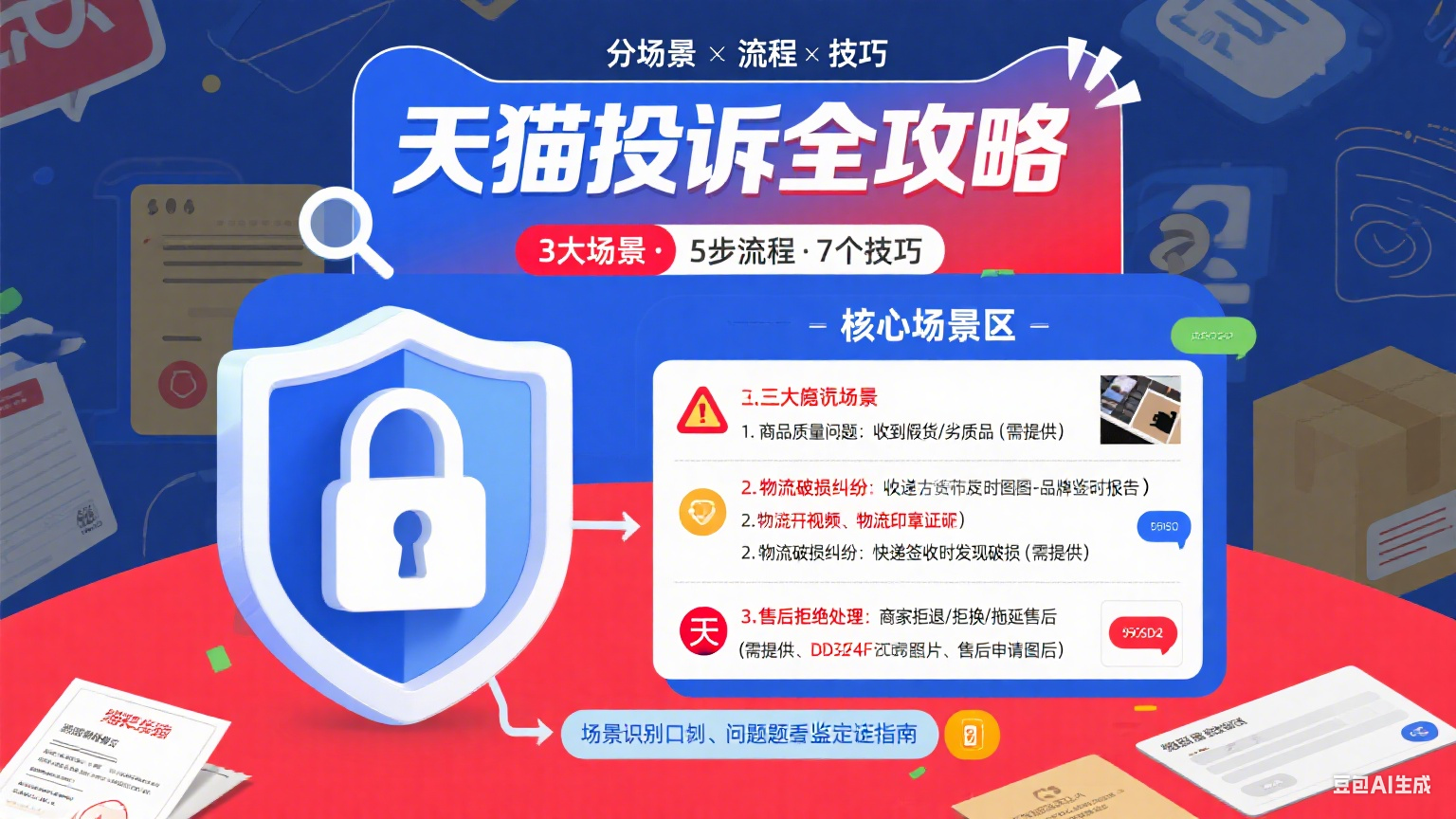 天猫投诉怎么提?分场景流程 + 维权技巧 + 避坑指南