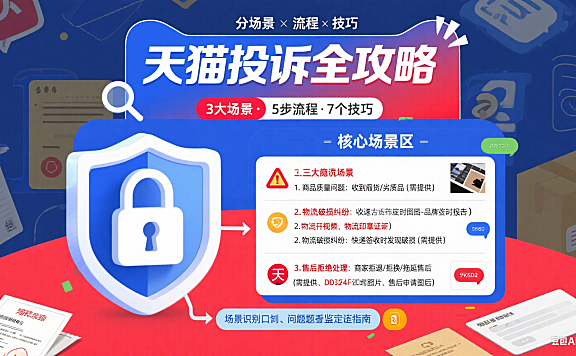 天猫投诉怎么提?分场景流程 + 维权技巧 + 避坑指南