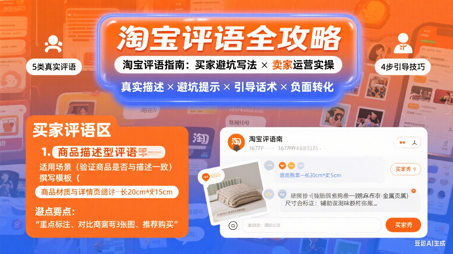 淘宝评语怎么写?买家避坑 + 卖家运营实操指南