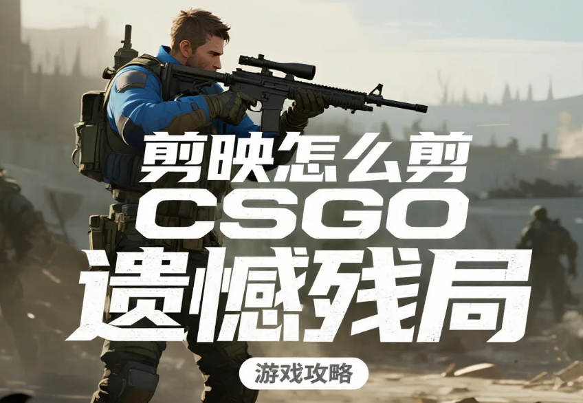 剪映怎么剪 CSGO 遗憾残局?3 步出共情感 + 4 个避坑技巧