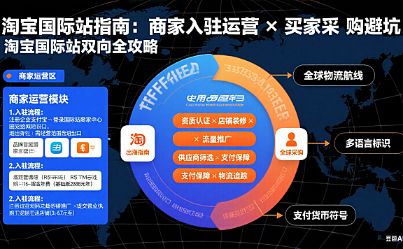 淘宝国际站怎么用？商家入驻运营 + 买家采购避坑全指南