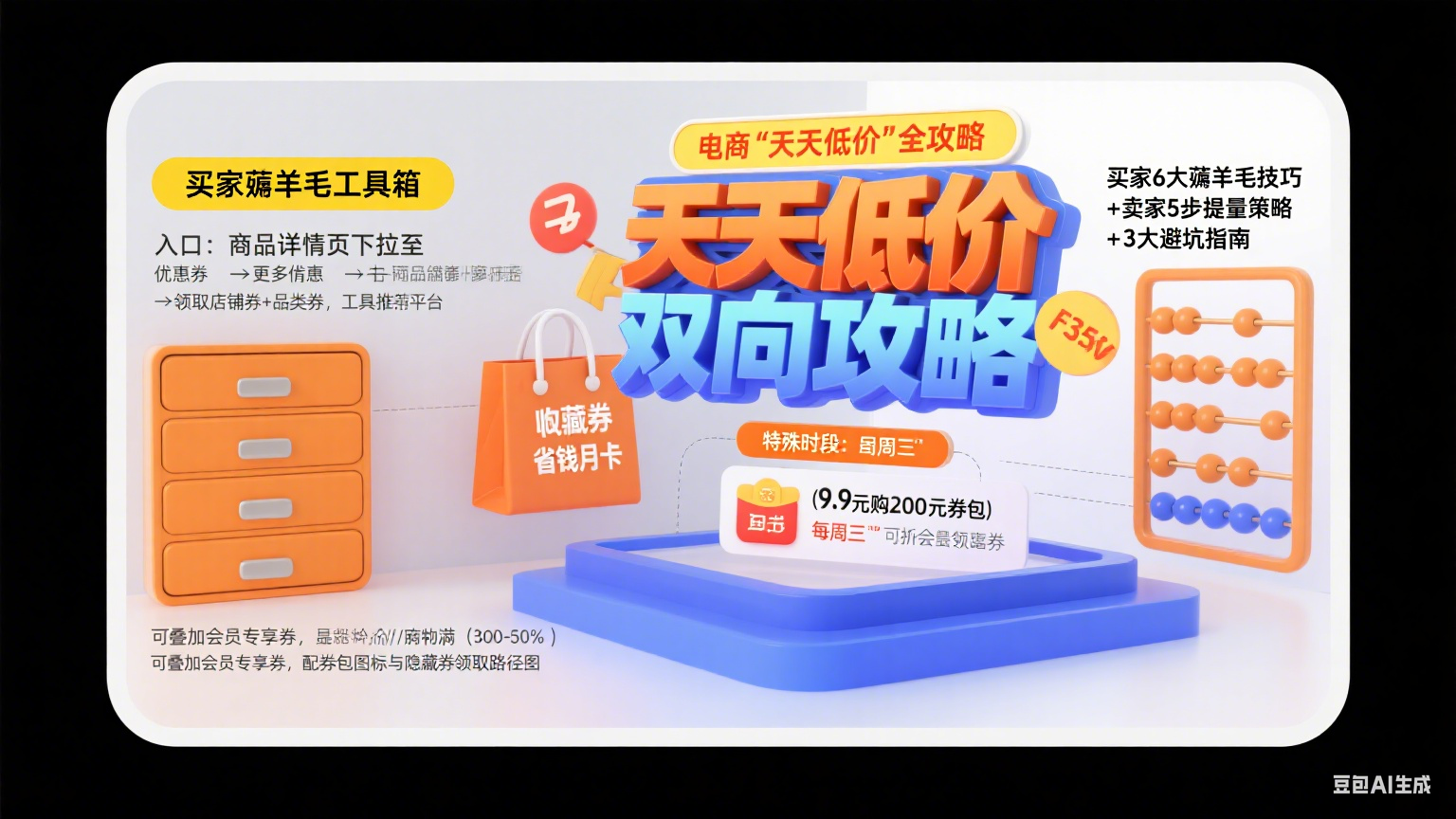 电商平台 “天天低价” 怎么玩?买家薅羊毛 + 卖家提销量全攻略