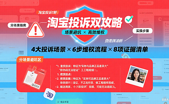 淘宝投诉怎么操作？分场景避坑 + 高效维权实操指南