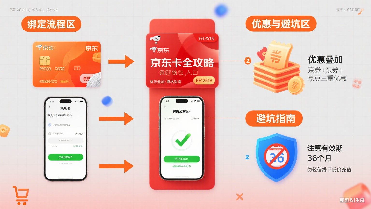 京东卡怎么用?绑定流程 + 优惠叠加 + 避坑全指南