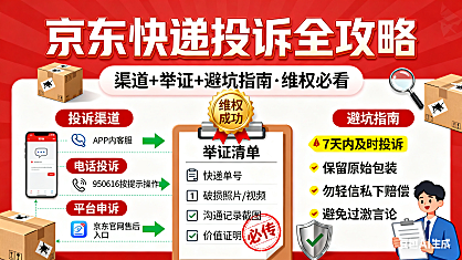 怎么投诉京东快递?渠道 + 举证 + 避坑指南,维权必看