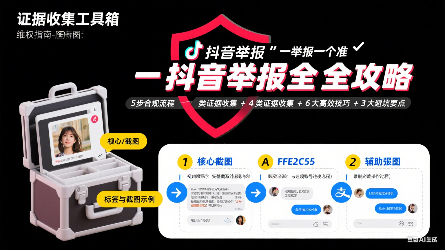 抖音怎么举报 “一举报一个准”?合规流程 + 证据收集 + 避坑全攻略