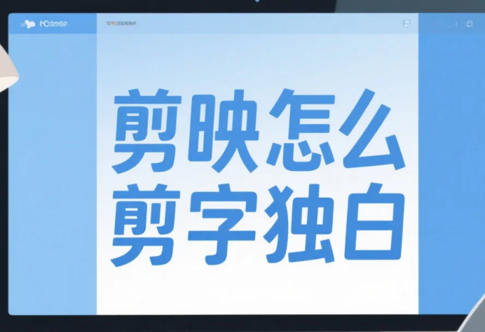 剪映怎么剪字独白?3 步同步不脱节 + 4 个避坑技巧