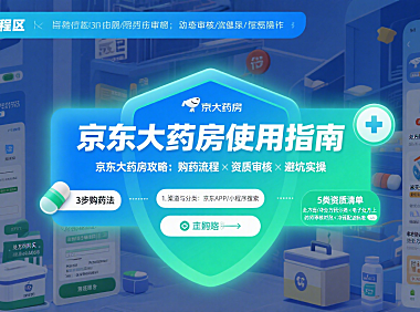 京东大药房怎么用？购药流程 + 资质审核 + 避坑实操指南