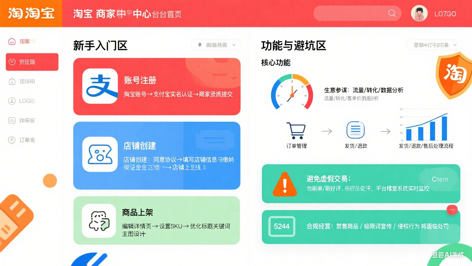 淘宝商家中心怎么用?新手入门 + 核心功能 + 避坑全指南