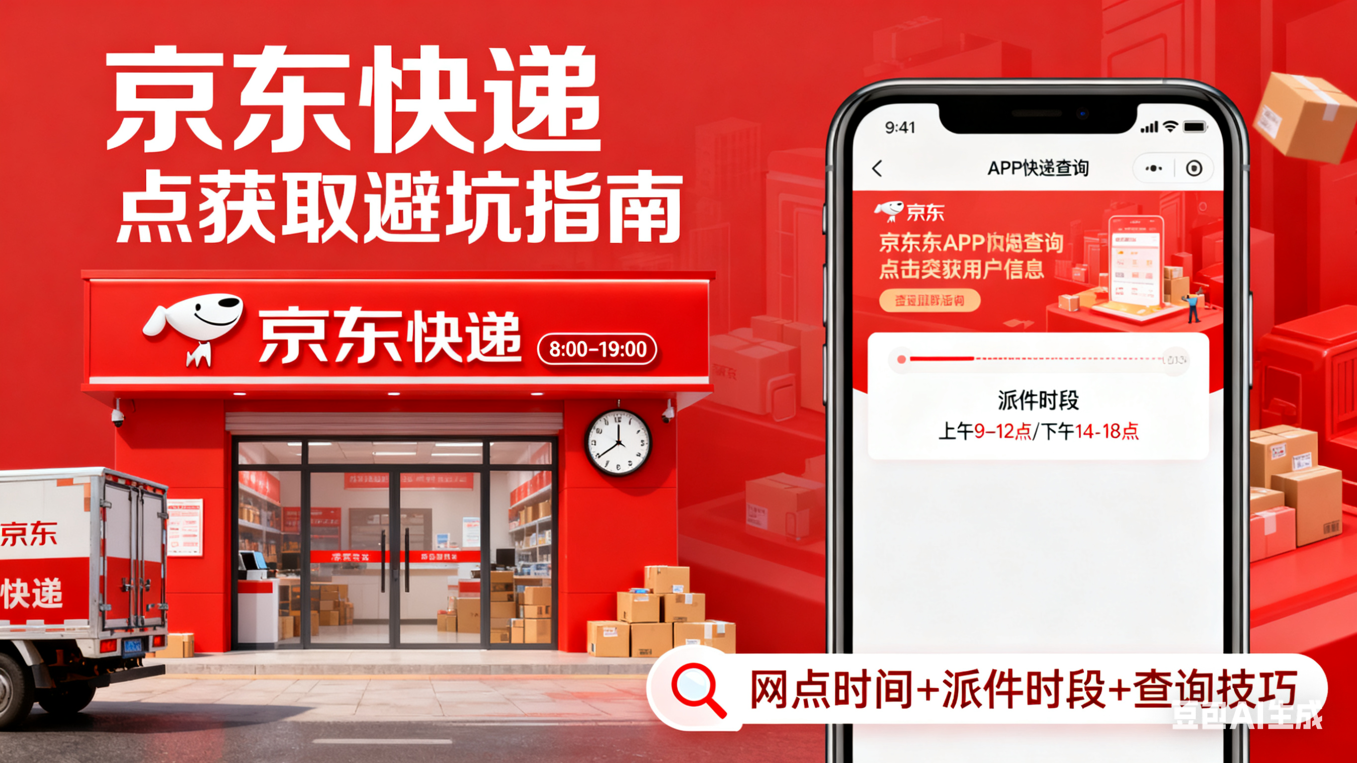 京东快递几点上班?网点时间 + 派件时段 + 查询技巧,避坑指南附