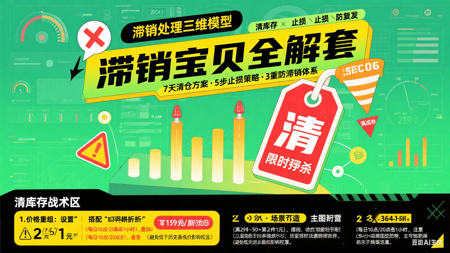 淘宝滞销宝贝怎么处理?清库存 + 止损 + 防复发全指南