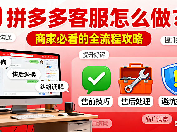 拼多多客服怎么做？售前售后技巧 + 纠纷处理 + 避坑指南，商家必看
