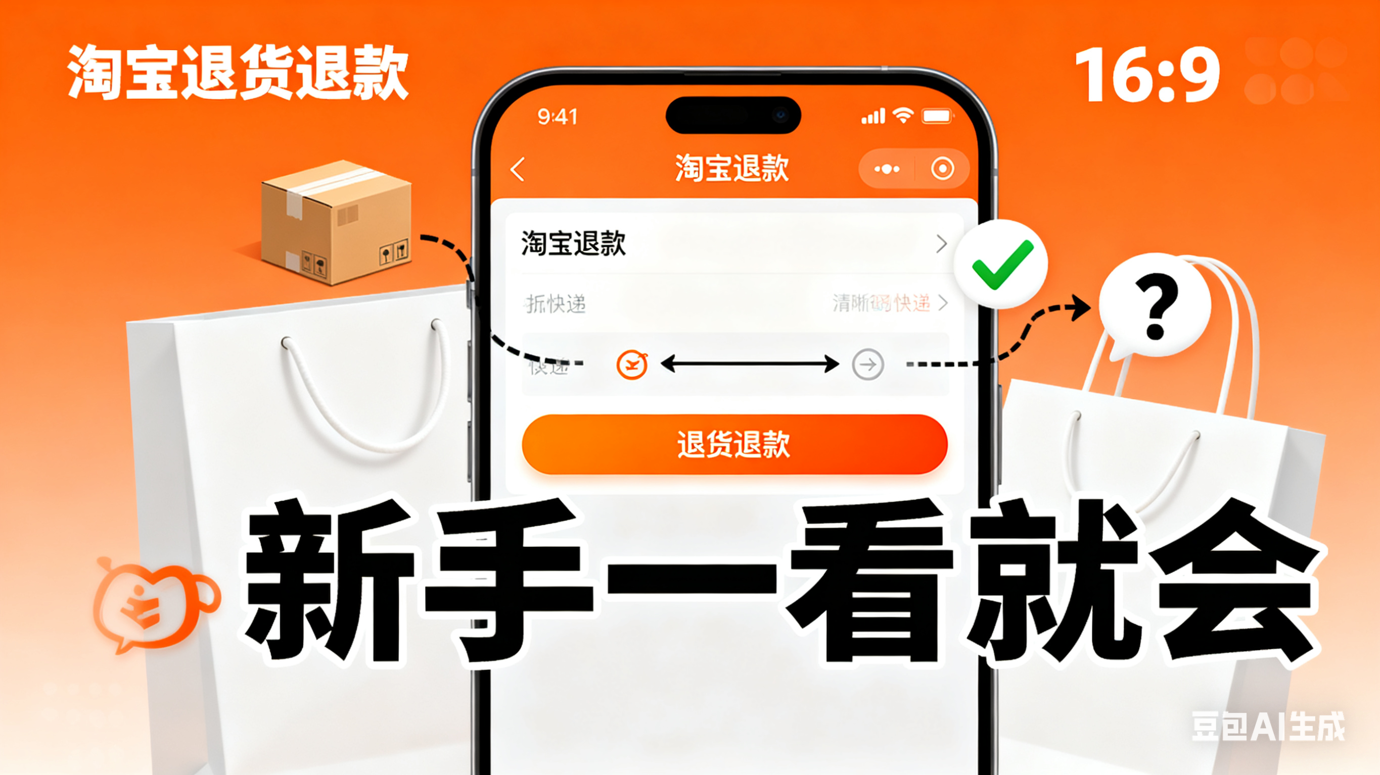 淘宝怎么退货退款?分场景流程 + 运费规则 + 避坑指南,新手一看就会