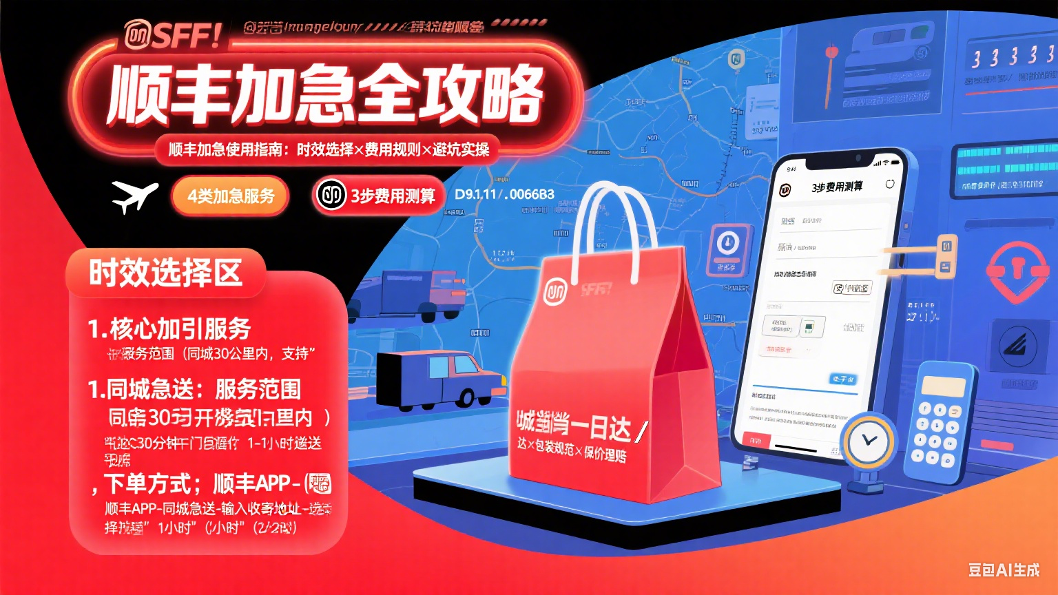 顺丰加急怎么用?时效选择 + 费用规则 + 避坑实操指南