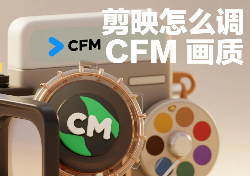 剪映怎么调 CFM 画质?3 步优化暗部 + 4 个避坑技巧