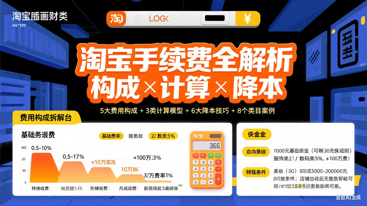 淘宝手续费全解析:构成、计算与降本攻略