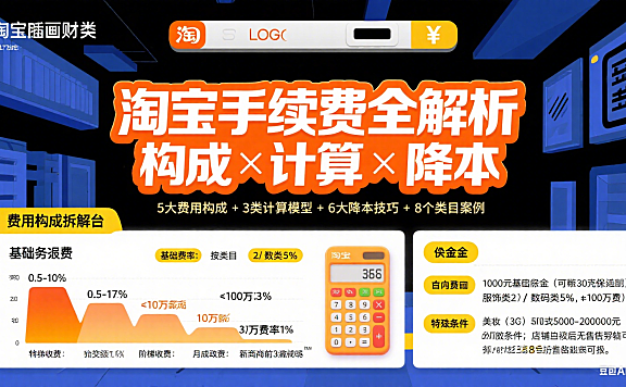 淘宝手续费全解析：构成、计算与降本攻略