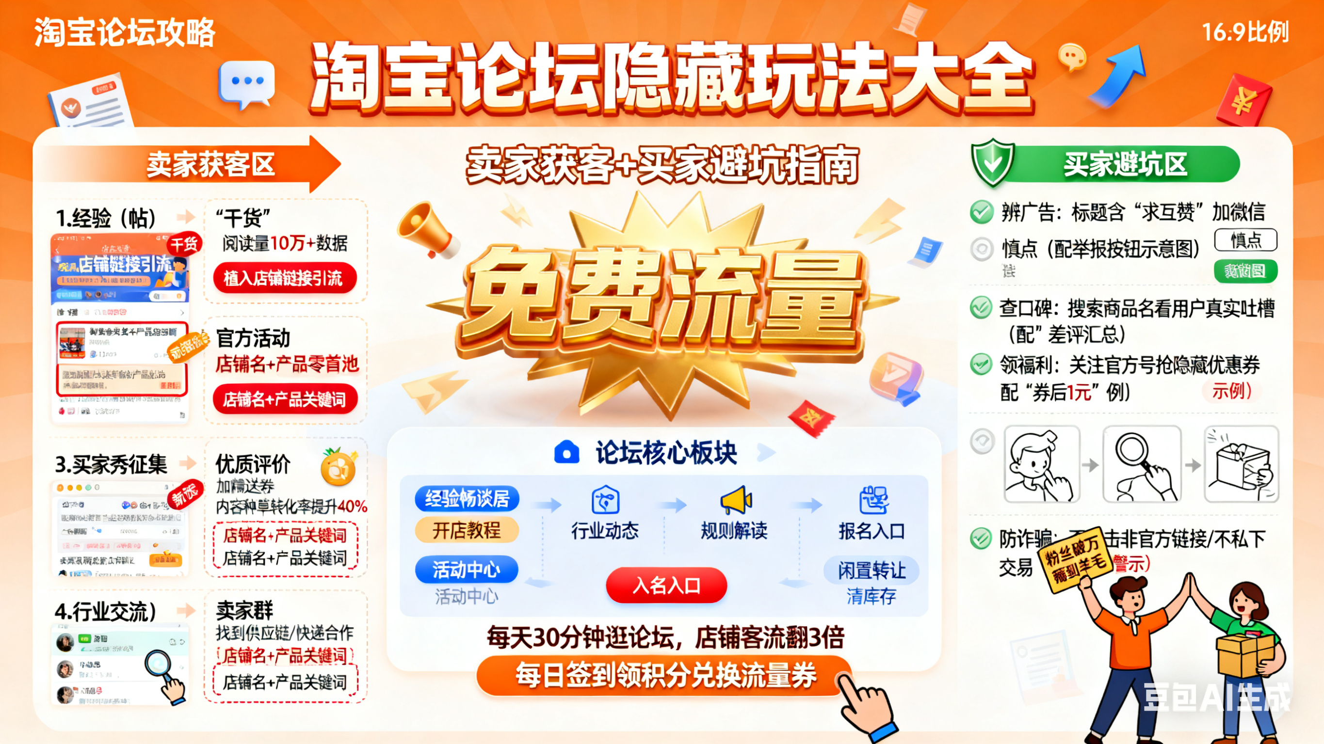 淘宝论坛还能用来做什么?卖家获客 + 买家避坑指南