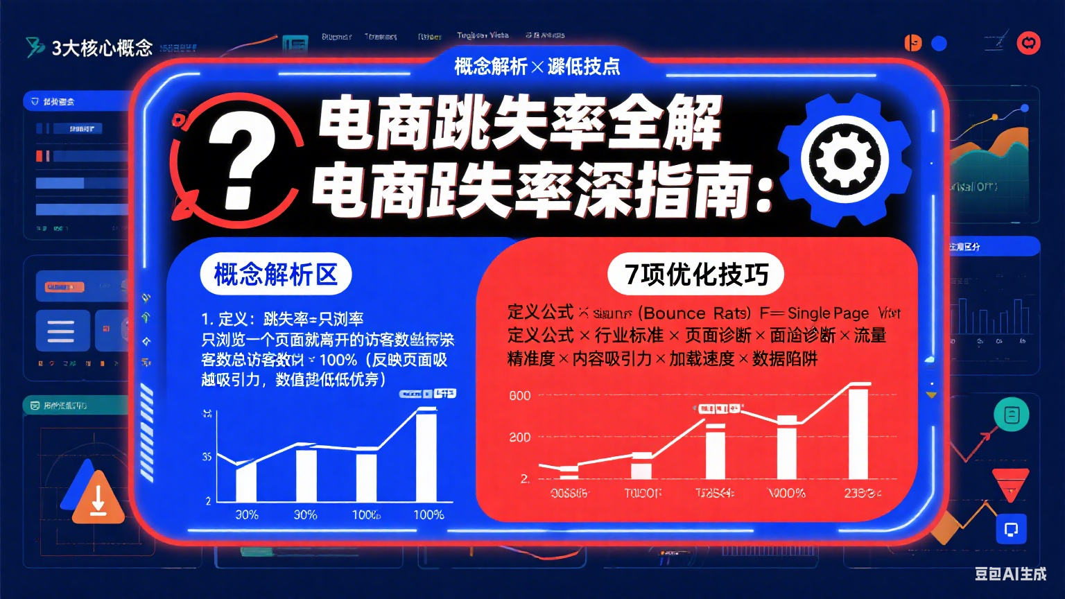 电商跳失率是什么意思?降低技巧 + 数据解读 + 避坑指南