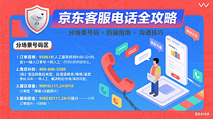 京东客服电话怎么打?分场景号码 + 防骗 + 高效沟通指南