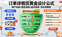 电商订单详情页怎么设计？用户决策 + 售后保障 + 避坑指南，转化率翻倍