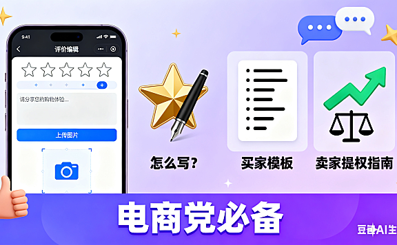 五星好评怎么写？买家模板 + 卖家提权指南
