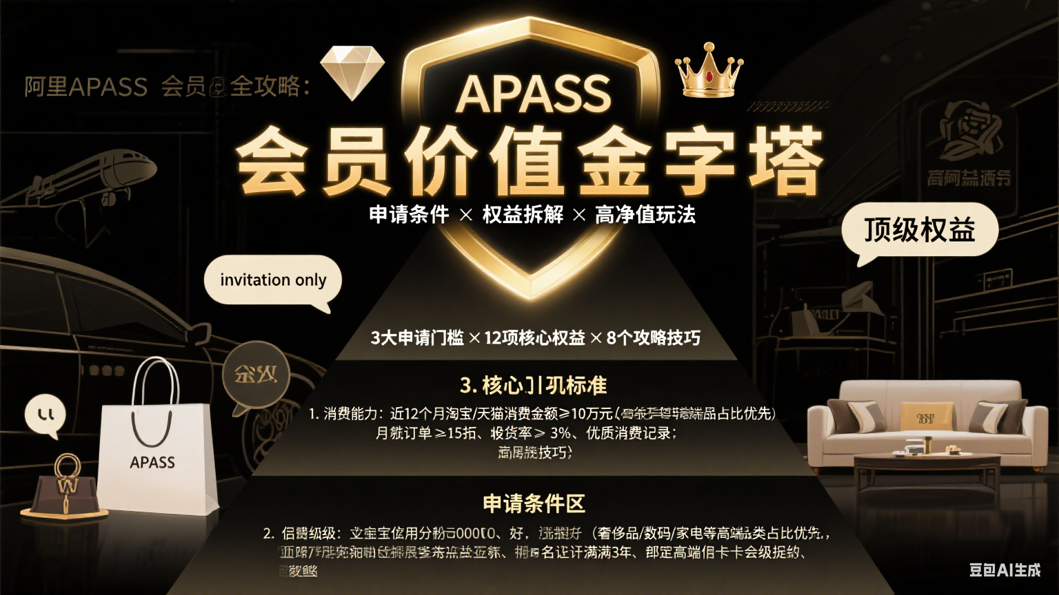 阿里 APASS 会员怎么玩?申请条件 + 权益拆解 + 高净值用户攻略
