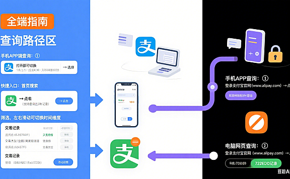 支付宝账单怎么查?APP/PC 端全路径 + 分类技巧 + 避坑指南,小白也会