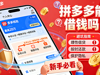 拼多多能借钱吗?功能解析 + 申请流程 + 避坑指南,新手必看