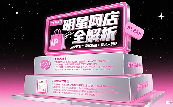 明星网店是什么?运营模式 + 选购避坑 + 普通人机遇