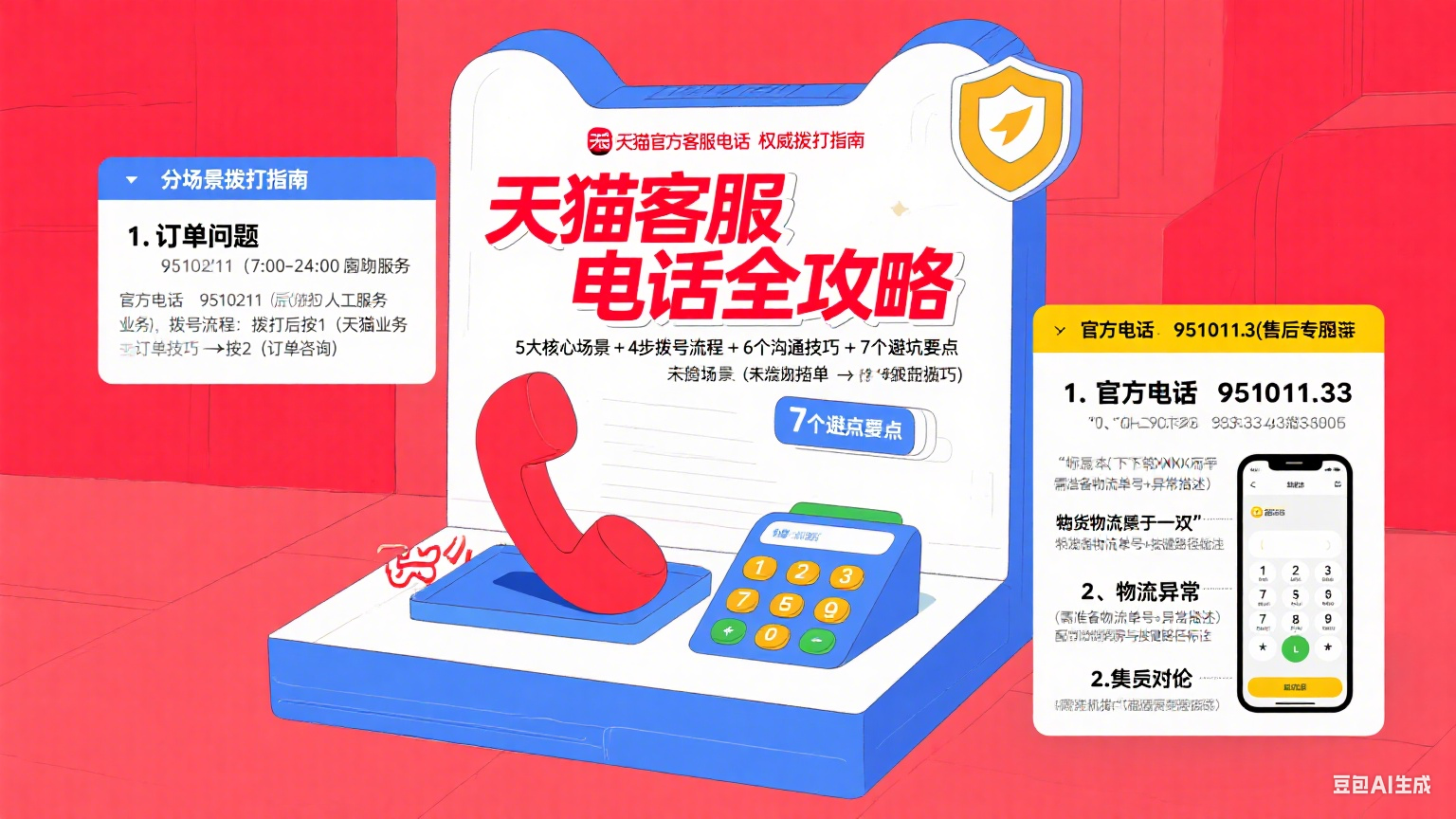 天猫官方客服电话怎么打?分场景用法 + 避坑全攻略