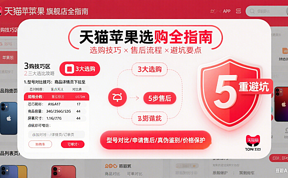 天猫苹果旗舰店怎么买?选购技巧 + 售后流程 + 避坑全指南
