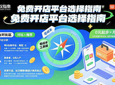 免费开店网站怎么选？新手零成本起步全指南