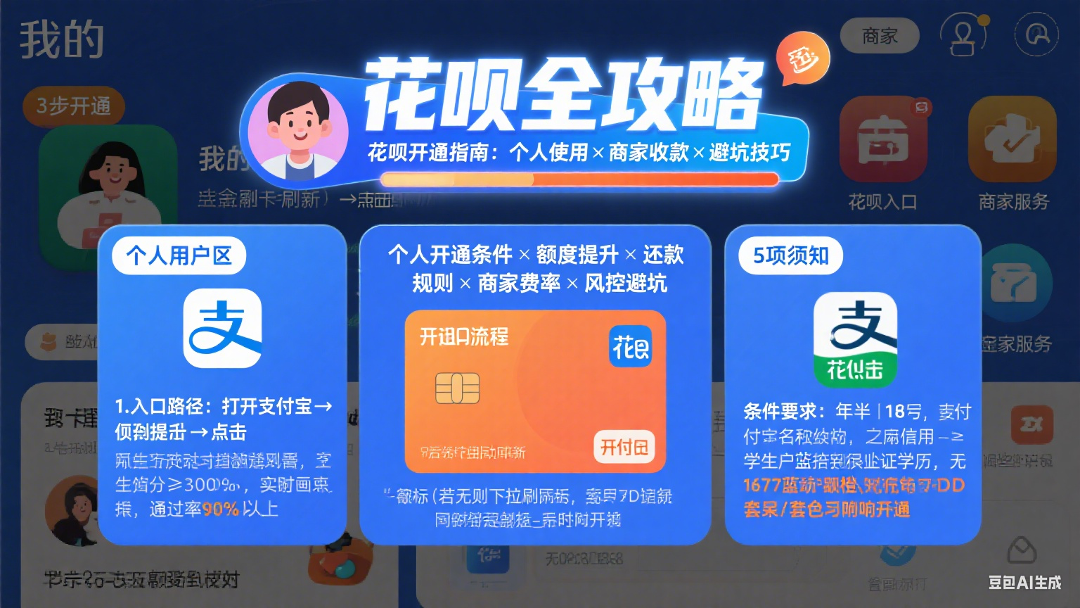 花呗支付怎么开通?个人用户使用 + 商家收款实操避坑指南