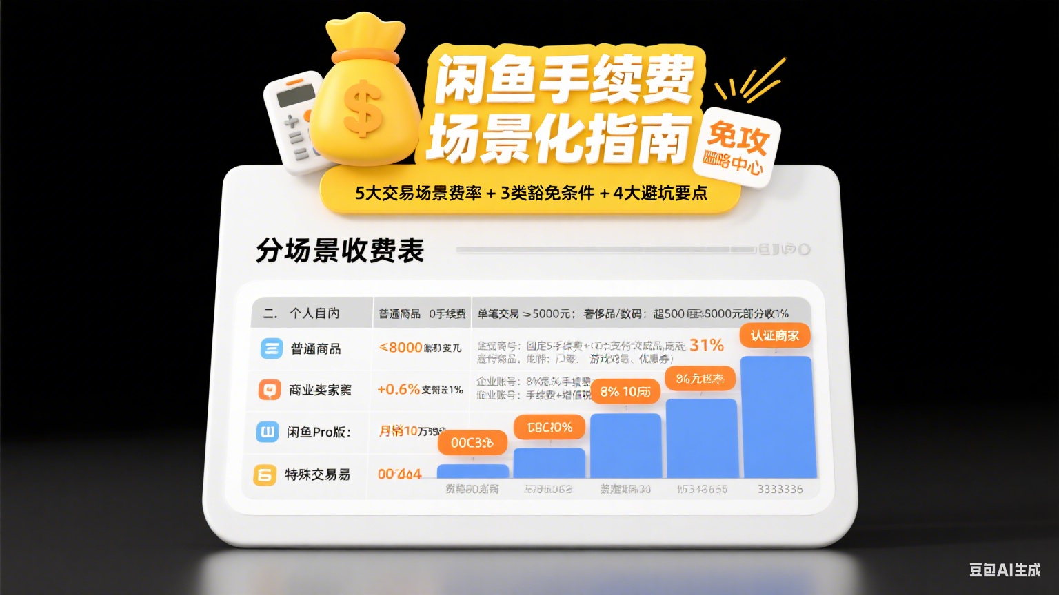 闲鱼收手续费吗?分场景规则 + 豁免条件 + 避坑全攻略