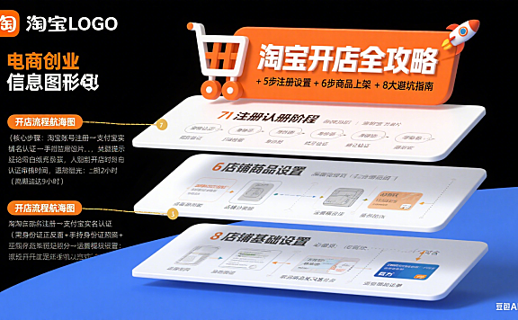 淘宝网上开店怎么弄？从注册到上架全流程 + 避坑攻略