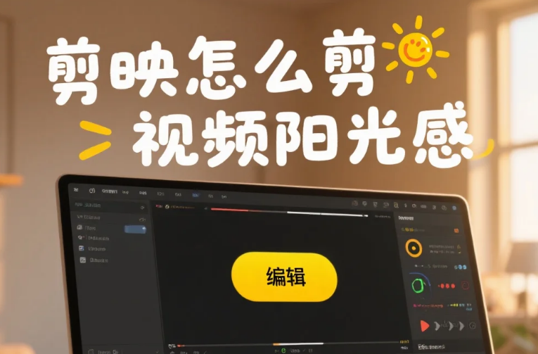 剪映怎么剪视频阳光感?3 步救过曝 + 4 个避坑技巧
