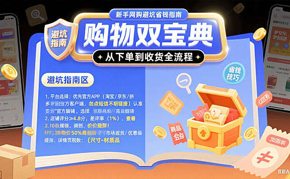 新手怎么网上购物？避坑 + 省钱的实操指南