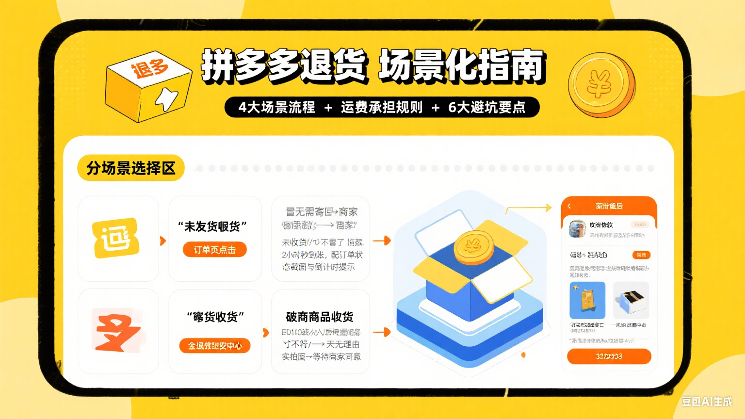 拼多多怎样退货?分场景流程 + 运费规则 + 避坑全攻略