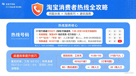 淘宝消费者热线怎么打？问题分类 + 沟通技巧 + 避坑指南