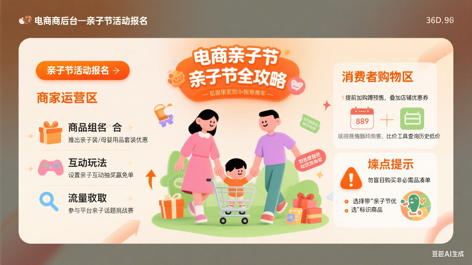 电商亲子节怎么玩?商家运营 + 消费者购物全指南