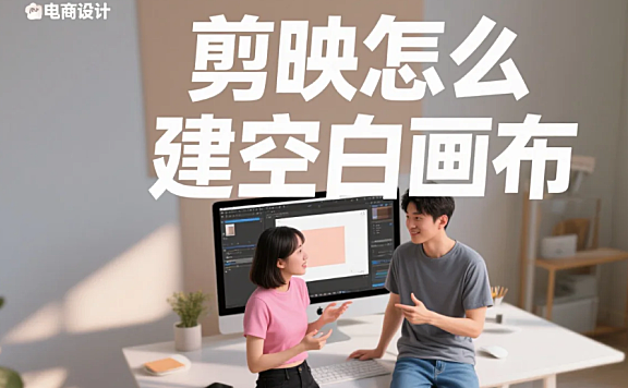 剪映怎么建空白画布?3步创建+4个避坑技巧,新手不选错比例不模糊