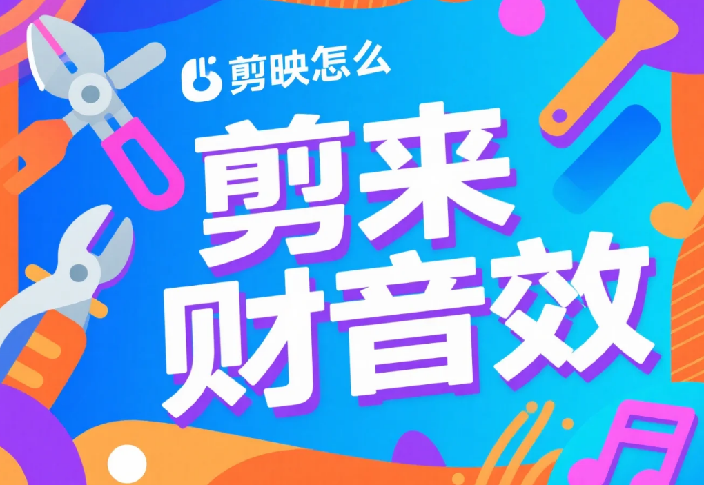 剪映怎么剪来财音效?3 步贴场景 + 4 个避坑技巧