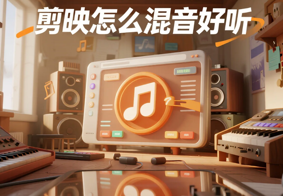 剪映怎么混音好听?3 步出清晰层次感 + 4 个避坑技巧
