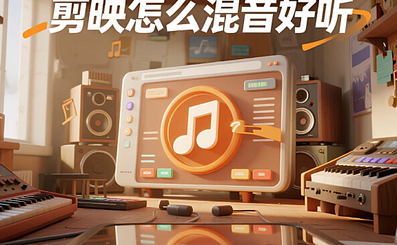 剪映怎么混音好听?3 步出清晰层次感 + 4 个避坑技巧