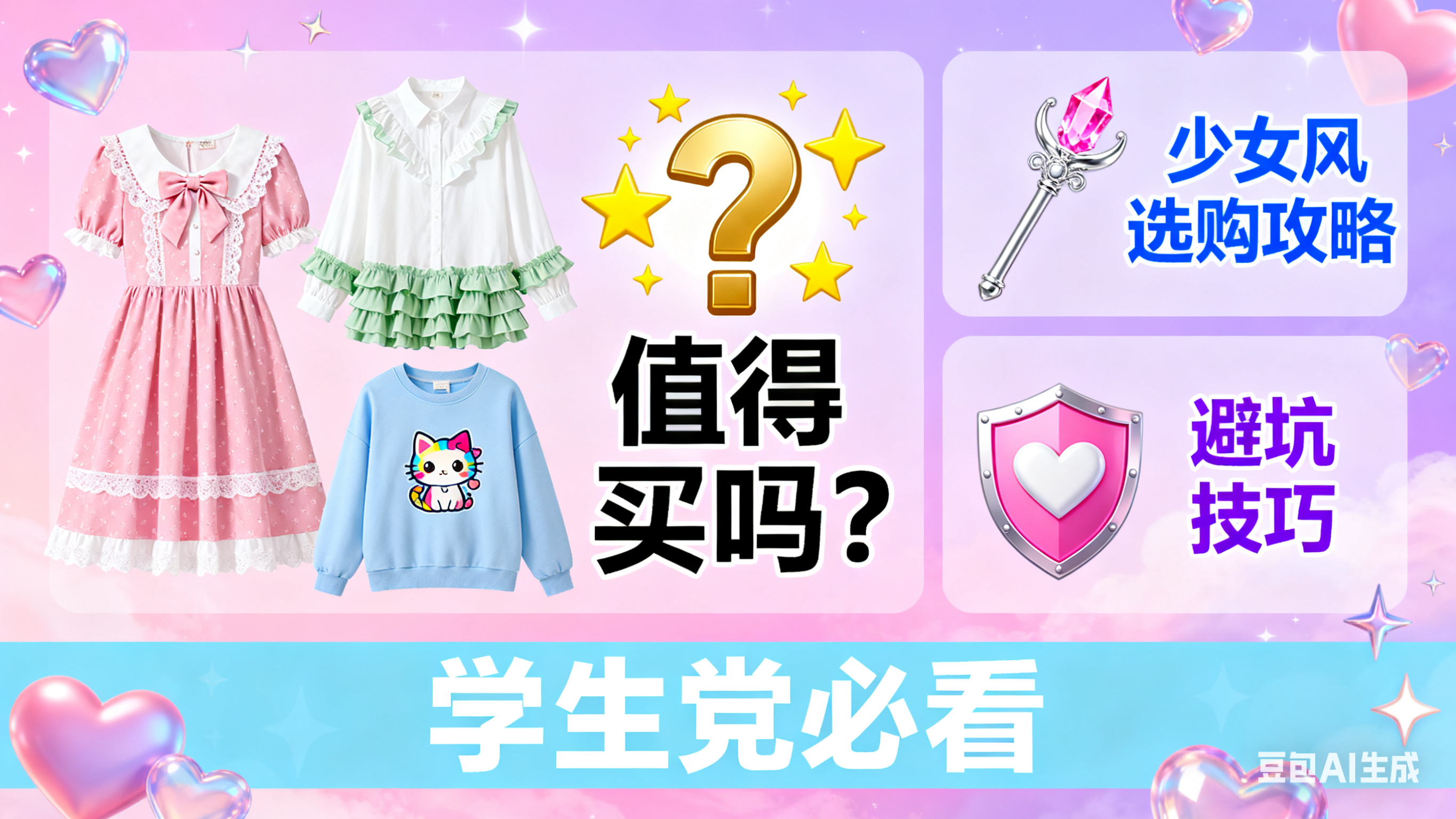 妖精的口袋淘宝店值得买吗?少女风选购攻略 + 避坑技巧,学生党必看