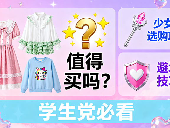 妖精的口袋淘宝店值得买吗?少女风选购攻略 + 避坑技巧,学生党必看