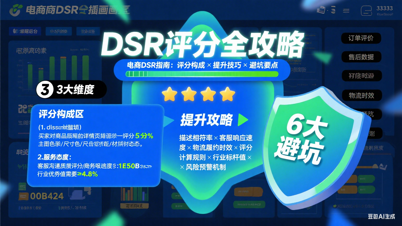 电商 DSR 是什么意思?评分构成 + 提升技巧 + 避坑全指南