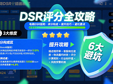 电商 DSR 是什么意思？评分构成 + 提升技巧 + 避坑全指南